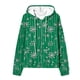 thumbnail image 5 of Puntoco Chaqueta Con Capucha Y Manga Larga Con Cremallera Y Estampado Navideño Informal Para Mujer, 5 of 6