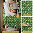 thumbnail image 5 of St. Patrick's Day and Clovers Green Plaid Pattern Round Tablecloth 60", Wrinkle-Resistant Wipeable Cover for Kitchen, Dining, Picnic & Patio, 5 of 6