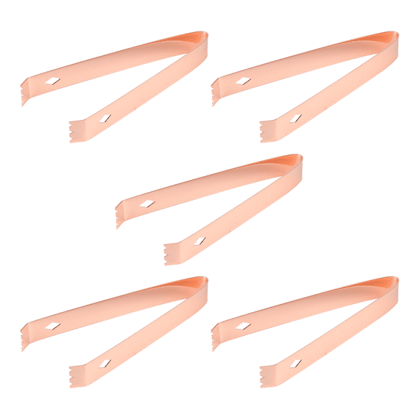 5 piezas de acero inoxidable Clip de hielo Clip de camarero - Oro rosa MFZFUKR CPB-DE-LYY1263-1