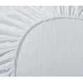 thumbnail image 3 of 1200 Thread Count 100% Egyptian Cotton Deep Pocket Striped Sheet Set (Twin, White), 3 of 3