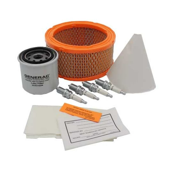 Generac 6172 Maintenance Kit for 45kW 2.4L Liquid-Cooled Generators - Ensure Peak Performance and Warranty Compliance