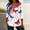 A55 White, variant on Xdegoge 4th Of July Tops for Women Patriotic Shirts USA American Flag Tropical Floral Print V Neck Three Quarter Sleeve Casual Loose Fit Summer Holiday Graphic Tees