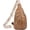 Camel Brown, variant on Sling Bag for Women Crossbody Purse Vegan Leather Fanny Pack Chest Bag Camel Brown