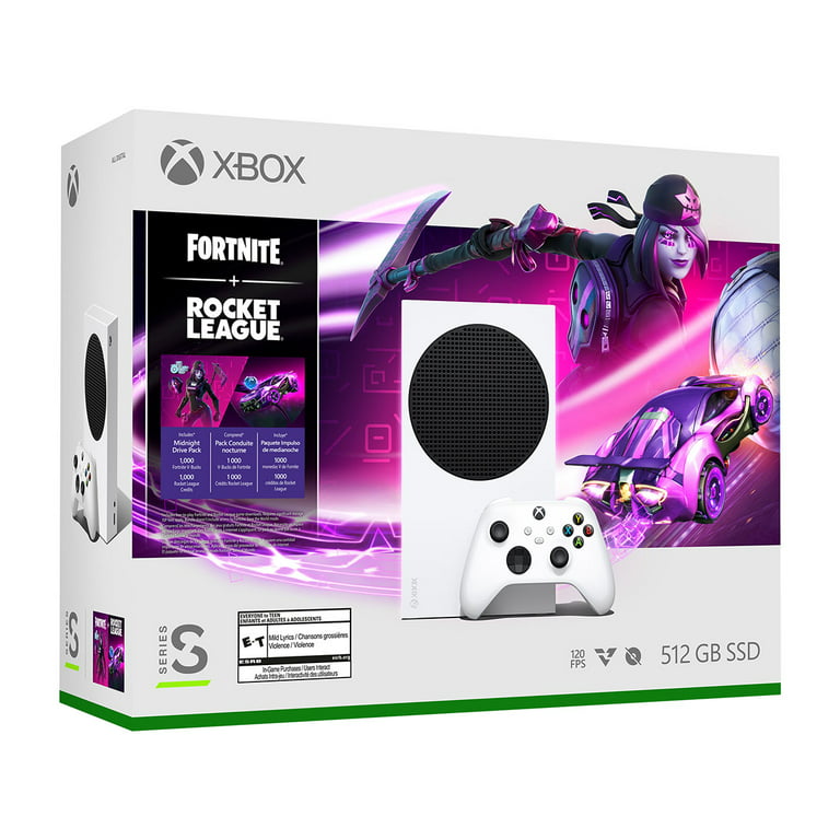 Microsoft Xbox -Series- -S – Fortnite & Rocket League Bundle (Disc-free  Gaming) - White 