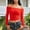 Red, variant on Crop Tops for Women Long Sleeve Off The Shoulder Shirt Going Out Y2k Blouses Slim Fit Sexy Casual Cropped Tees (XS, White)