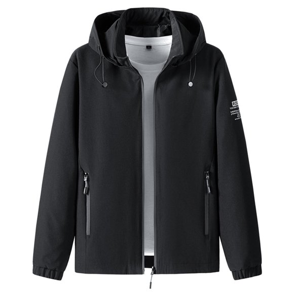 MKLEKYY Men's Jacket Winter Men Casual Windproof Slim Jacket with Stand Up Collar