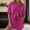 #0207-Hot Pink, variant on 2 Piece Outfits for Women Summer Short Sleeve Button Down Shirt Elastic Waist Shorts with Pocket Matching Set