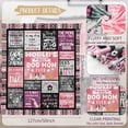 thumbnail image 2 of Dog Mom Blanket Gifts for Women 60\u201dX50\u201d, Dog Lover Gifts Throw Blanket, Dog Gifts for Dog Lovers, Dog Owner Gifts for Dog Mom Fleece Blankets (Dog Mom Blanket), 2 of 6