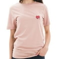 thumbnail image 3 of Plus Size Love Struck Logo Cotton Short Sleeve Graphic Shirt - Pale Pink 2XL, 3 of 4