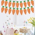 thumbnail image 6 of Easter Decoration Carrot Flag Banner Garland Pull String Festival Party Decor for Door Wall Indoor Outdoor Use Bright Colors Durable Material Easy to Install, 6 of 6