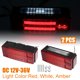 thumbnail image 3 of 2uds Izquierda 48 Derecha 39 LED Traseras Luces Giro Señal Rojo Blanco Ámbar, 3 of 7