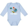 thumbnail image 3 of Inktastic Basketball 1st Birthday for One Year Old Boys Long Sleeve Baby Bodysuit, 3 of 5