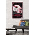 thumbnail image 2 of NFL Arizona Cardinals - Neon Helmet 23 Wall Poster, 22.375" x 34" Framed, 2 of 5