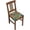 Hippie Patchwork, variant on Set of 4 Removable Chair Seat Covers for Dining Room, Vintage Eiffel Tower Stretchable Office Kitchen Chair Slipcovers Cushion Protector Car House Furniture Decor, 16.9x16.9 Inches