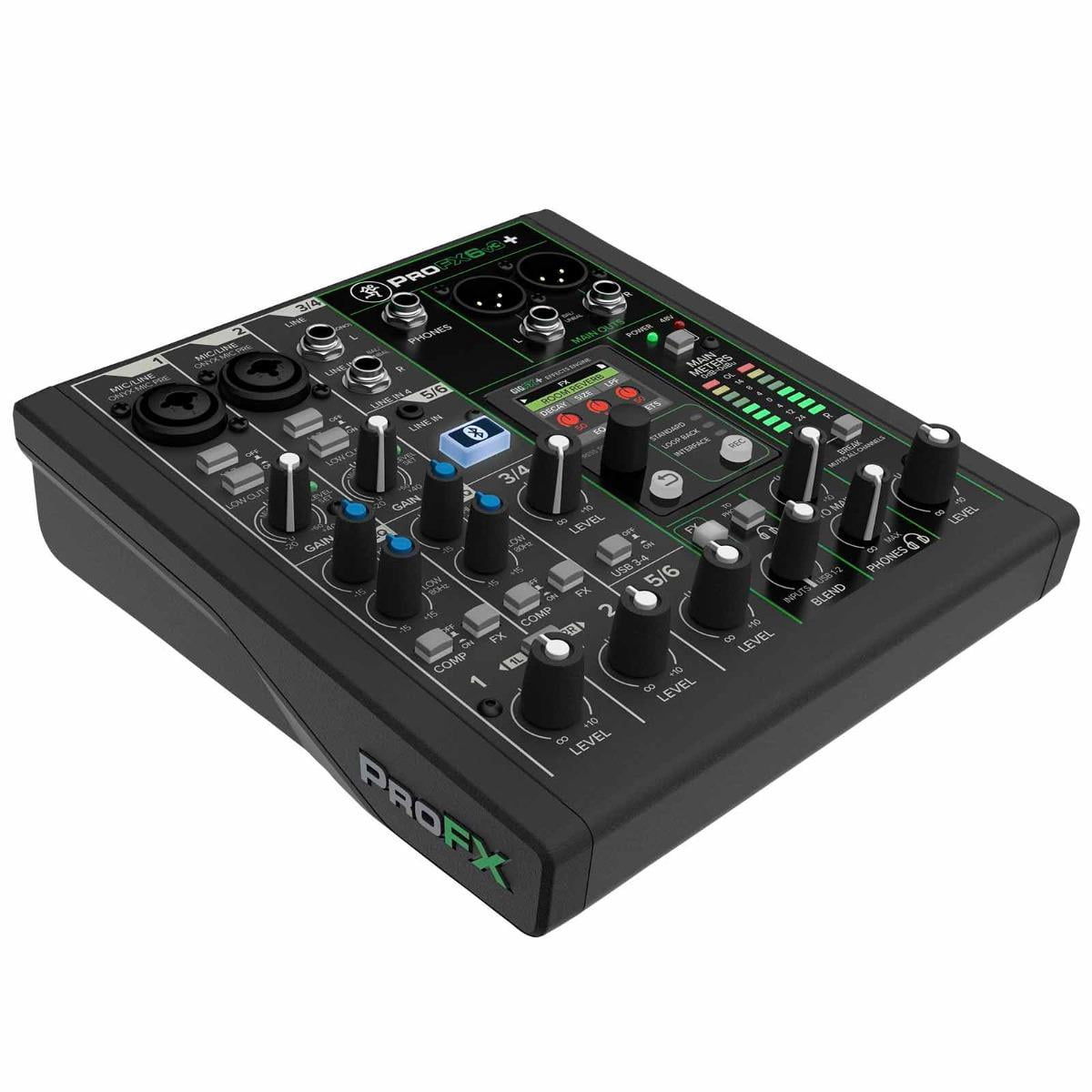 Mackie ProFX6v3+ 6-Channel Analog Mixer with Cables Package