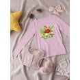 thumbnail image 3 of Frogs On Mushroom Long Sleeve Toddler -Image by Shutterstock,  5 Toddler, 3 of 4