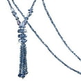 thumbnail image 1 of Collier Pull Perles de Cristal Pailleté Long Collier à Pompons pour Femmes, 1 of 10