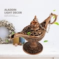 thumbnail image 3 of Lishi Vintage Copper Aladdin Magic Genie Lamp - Rare Collectible, 3 of 9