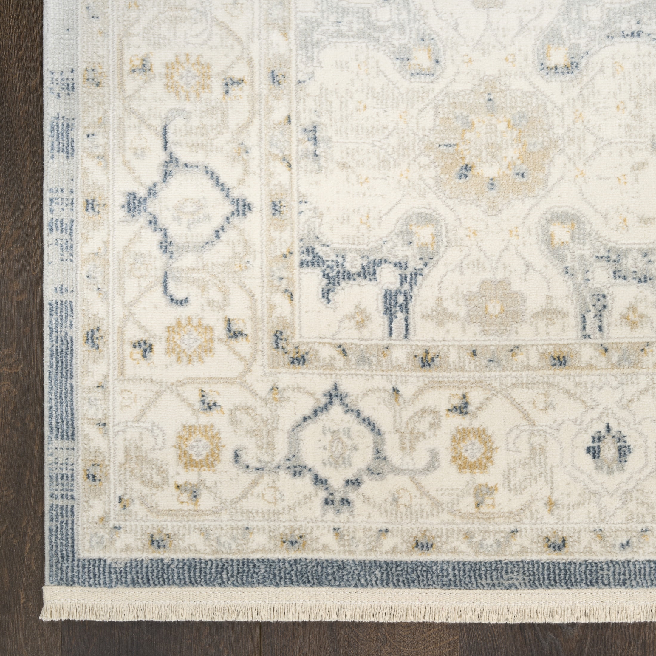 Nourison Pardis 7'10" x 9'10" Light Blue Vintage Indoor Rug