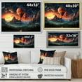 thumbnail image 4 of Designart "Cosmic Magic Of Hot Air Balloons" Hot Air Balloon Wall Decor, 4 of 7