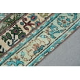 thumbnail image 6 of Patchwork Rug, Turkish Rug, Small Rug, Vintage Rug, Anatolian Rug, Rugs For Bathroom, 1.6x3.3 ft Green Rug, Entry Rug, Small Wool Rug, 13438, 6 of 10