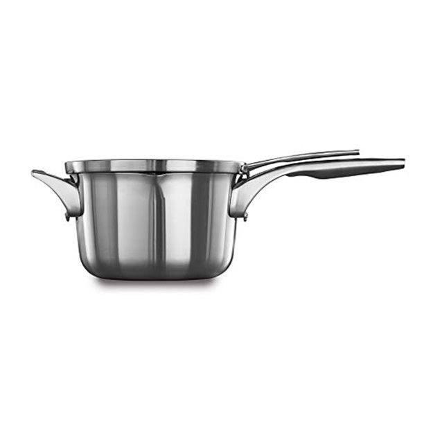 Calphalon Premier Space Saving Stainless Steel 3.5Quart Pour and