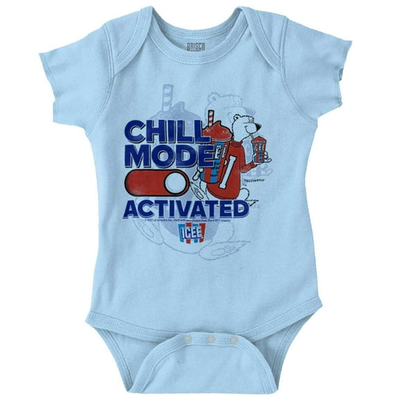 Icee Chill Mode Activated Romper Boys or Girls Infant Baby Brisco Brands 12M