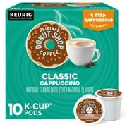 The Original Donut Shop, One Step Classic Cappuccino Flavored K-Cup Coffee Pods, 10 count