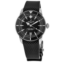 Breitling Superocean Heritage Automatic 42 Black Dial Rubber Strap Men's Watch AB3111241B1S1