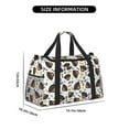thumbnail image 3 of Balery Rottweiler Bolsa de Gimnasio para Mujeres, Bolsa de Viaje con Bolsillo Húmedo, Bolsa de Fin de Semana para Mujeres, Bolsa de Viaje Resistente al Agua, 3 of 7