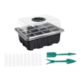 thumbnail image 3 of Fengbin Plant Starter Tray Growing Tray Sturdy Indoor Versatile Vented Reusable Starting Black 12 Hole, 3 of 9