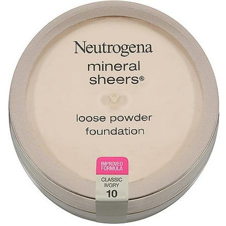Neutrogena Mineral Sheers Loose Powder Foundation, Classic Ivory [10] 0.19