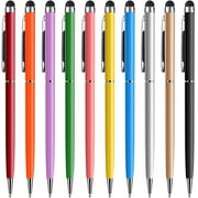 Stylus Pens for Touch Screens - Universal Stylus Ballpoint Pen for Tablet Laptops Kindle Samsung Galaxy All Capacitive Touch Screens Variety 10 Pack