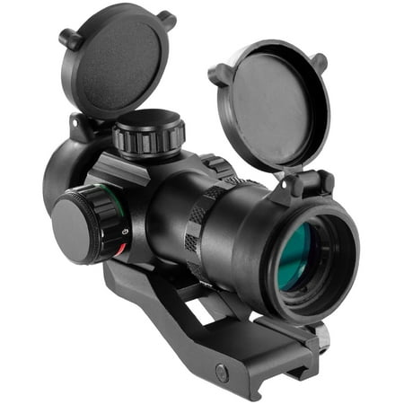 Barska 1x30mm 4.0 MOA Tactical Green/Red Dot Short Sight, Black - (Best Sights For Xdm 40)