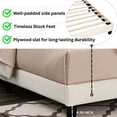 thumbnail image 4 of Queen Bedroom Set, 3D Plush Bed and Matching Nightstand / Elevate Bedroom Aesthetics, 4 of 5