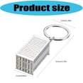 Miniature Replicas Container Keychain Sturdy Alloy Materials Compact ...