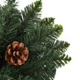 thumbnail image 3 of vidaXL Artificial Pre-lit Christmas Tree with Pine Cones Green 150 cm, 3 of 5