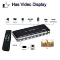 thumbnail image 3 of 7 Port 4K 60Hz Ultra HD Media Switcher, High-Def Video Selector Hub, 3 of 6