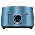thumbnail image 2 of SENCOR STS6072BL Grille-Pain 4 Tranches, Bleu avec Bouton Numérique et Support, 2 of 7