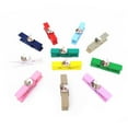 thumbnail image 3 of WHAMVOX 70-Piece Pegboard Clips Set with Nails for Cork Boards, Wooden Decorative Craft Clips for Projects, 3 of 8
