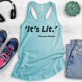 thumbnail image 2 of It's Lit Tank Top, Ladies Racerback Tank Top, Funny Tank, Funny Saying Tank, Cancun, XX-Large, 2 of 3