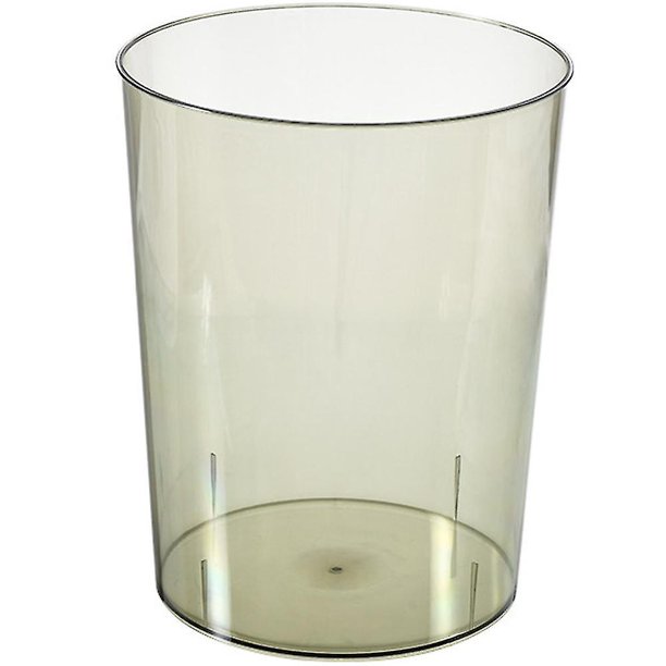 Bote de basura redondo de plástico, papelera, contenedor de basura para baño, dormitorio, cocina, hogar