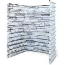 Quick-Ship Tuffwell Metal Heavy-Duty Window Well (Stoneview, 55" W x 36" P x 60" D)