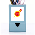 thumbnail image 1 of Fools Praised Played Beautiful Desk Supplies Organizer Pen Holder Card, 1 of 3