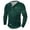 Green#1, variant on Full Reduction Offer LEBONYARD Crew Neck Henley Men Shirts Long Sleeve,Men's Printing Button Casual Long Sleeve Round-Neck Blouses Shirts Gray S