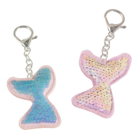 Mermaid Party Favors - Sequin Mermaid Keychains