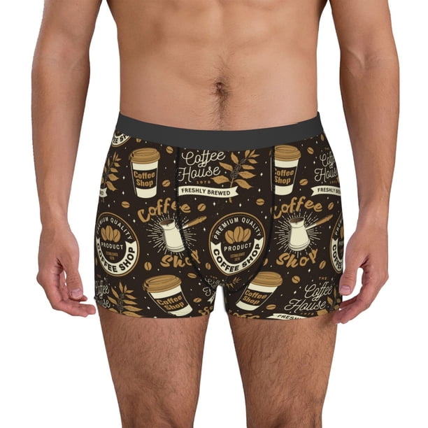 Fotbe coffee shop house Calzoncillos Tipo Boxer con Bolsa de Soporte Total para Hombre, X-Temp Fresco, Transpirable y de Secado Rápido-Medium