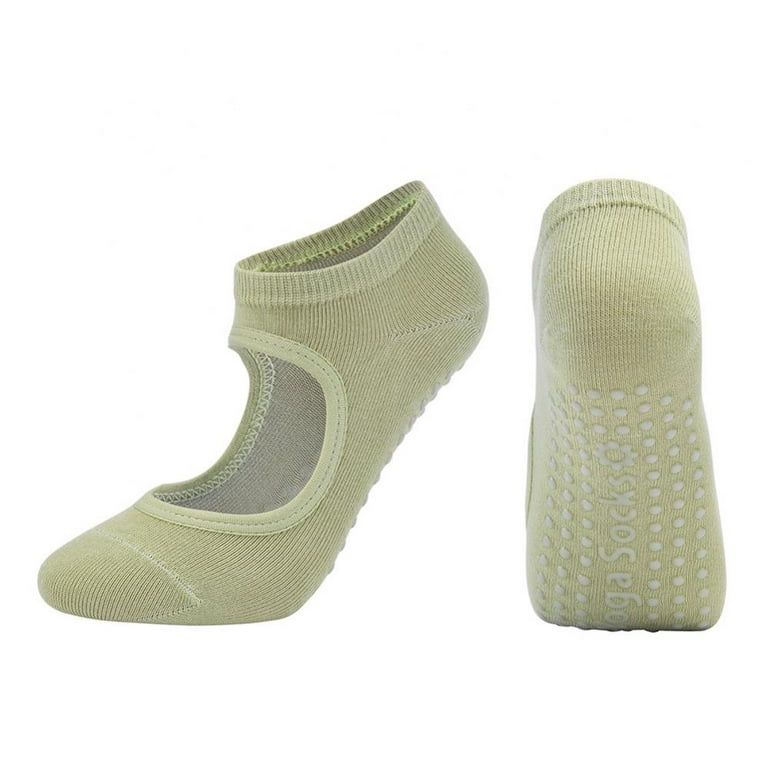 Yoga Socks Non Slip Skid Socks with Grips Pilates Ballet Barre Socks for  Women