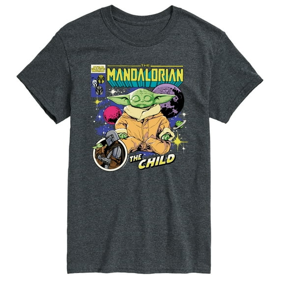 Star Wars - The Mandalorian Grogu Comic Cover - Men's Short Sleeve Graphic T-Shirt