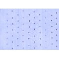 thumbnail image 1 of Ahgly Company Machine Washable Indoor Rectangle Solid Blue Modern Area Rugs, 2' x 4', 1 of 4
